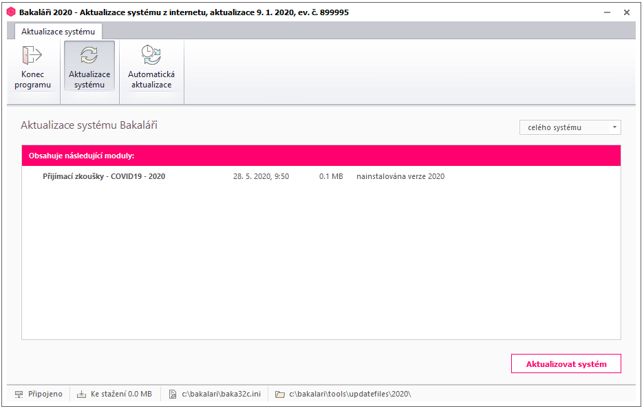 rozhodnutí o přijetí či nepřijetí na střední školu